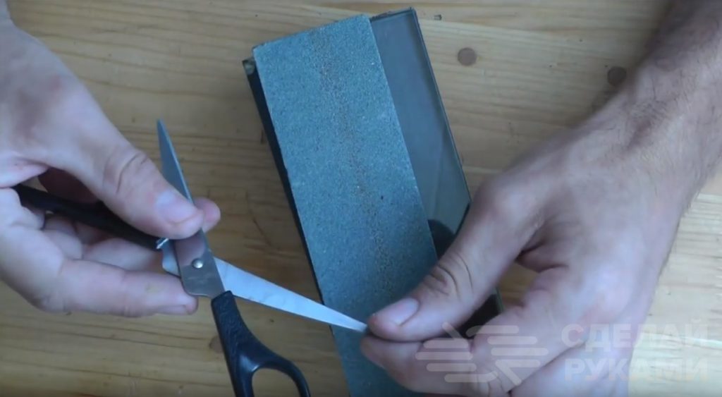 Как правильно наточить бытовые ножницы Самоделки