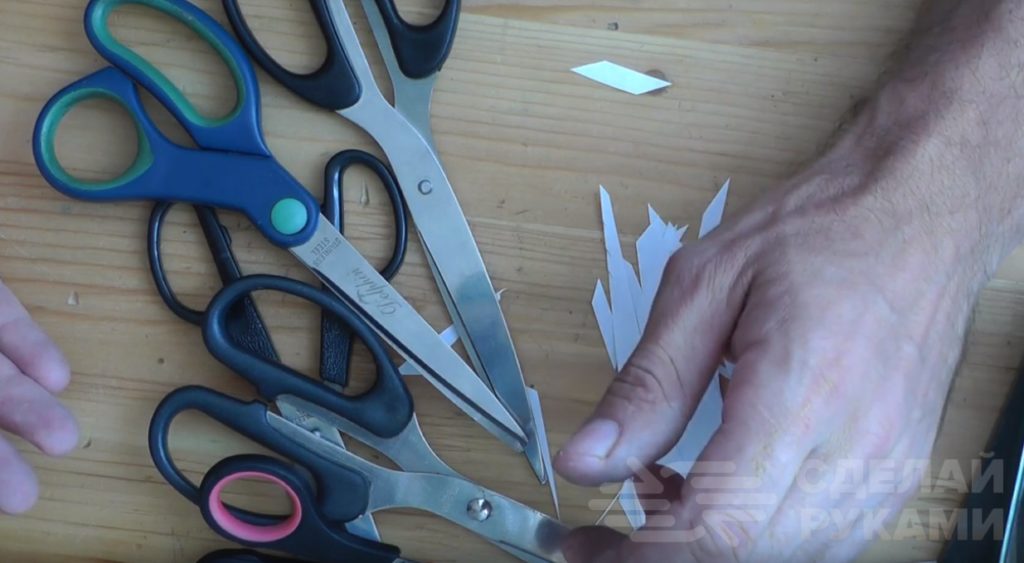 Как правильно наточить бытовые ножницы Самоделки
