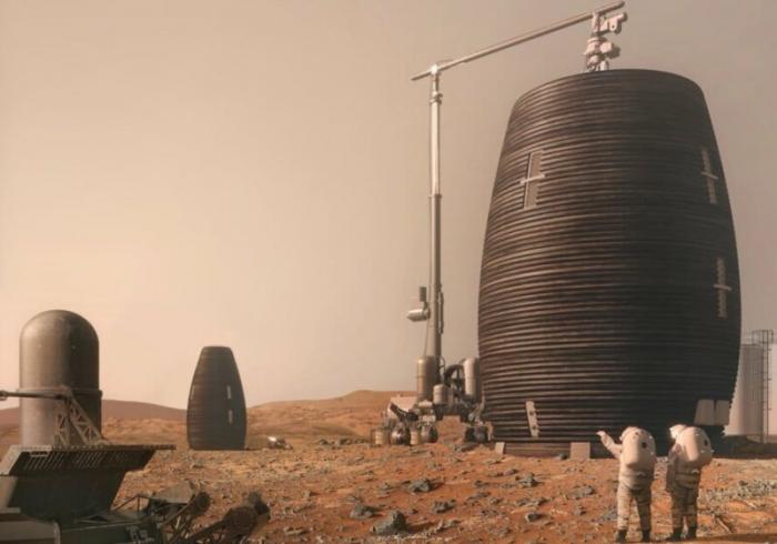 Стало известно, как будут выглядеть жилища на Марсе Интересное