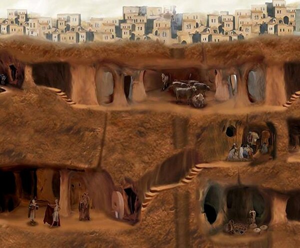 Город под землей на 20 тысяч человек и другие подземные постройки 