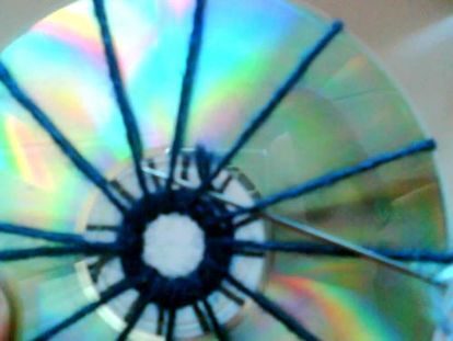 Подставка для чашки из старых дисков подставка из дисков,своими руками,сделай сам