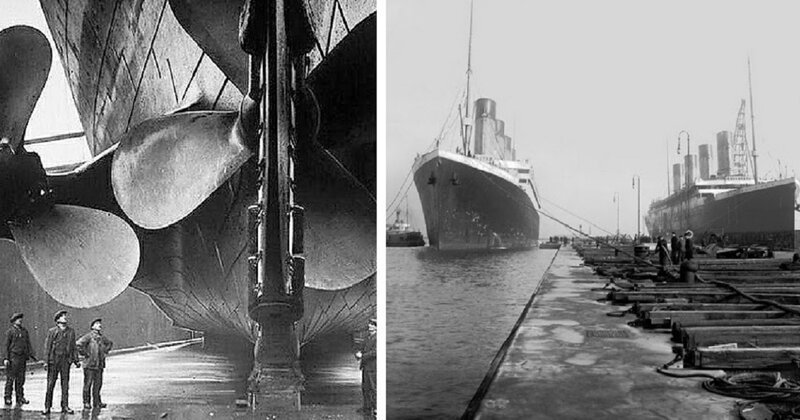 35 редких фотографий строительства «Титаника»   Интересное