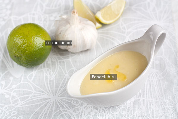 Чесночный соус кулинария,рецепты,соусы
