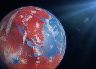 Neue Beweise deuten darauf hin, dass der alte Ozean einst die Hälfte des Mars bedeckte