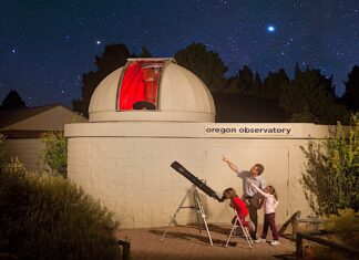 L’Osservatorio dell’Oregon offre splendide viste sul cielo scuro